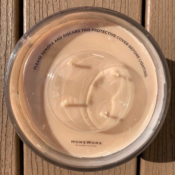 🆕HOT CIDER DONUT HARRY SLATKIN HOMEWORX 4 WICK 18oz CANDLE NWTS! - Picture 2 of 5